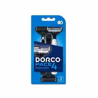 تیغ اصلاح دورکو پِیس 4 Dorco Pace 4 Portable بسته 3 عددی
