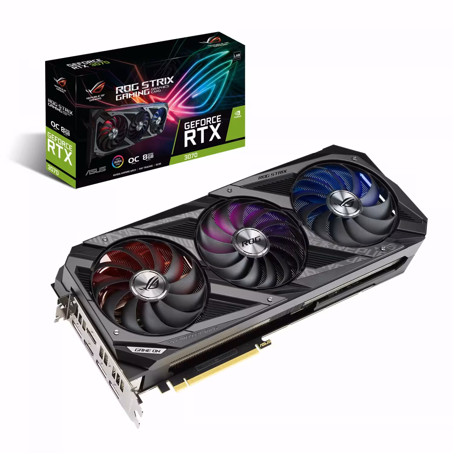 کارت گرافیک ایسوس ASUS RTX 3070 ROG STRIX OC 8GB GDDR6