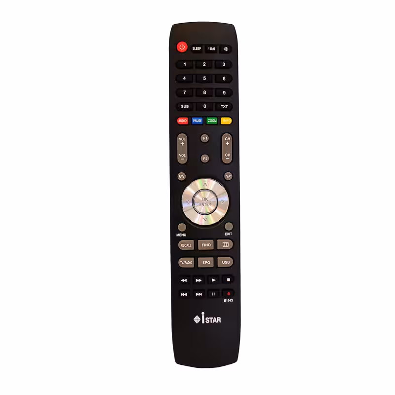 ریموت کنترل گیرنده دیجیتال iSTAR51143 – کنترل ISTAR رسیور