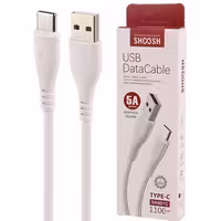 کابل فست شارژ تایپ سی شوش  SH-401C 5A به طول 110 سانتی متر