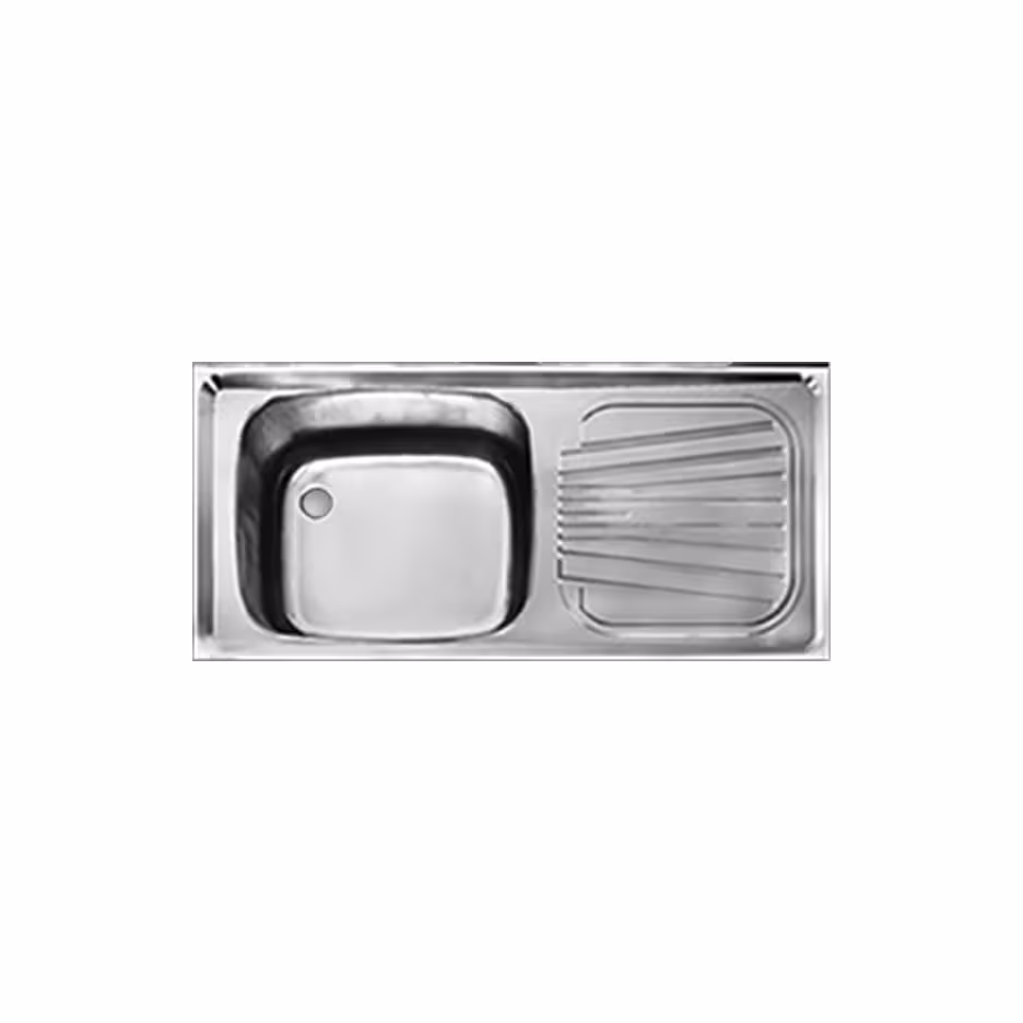 سینک صنعتی اخوان یک لگنه60*130 -S3