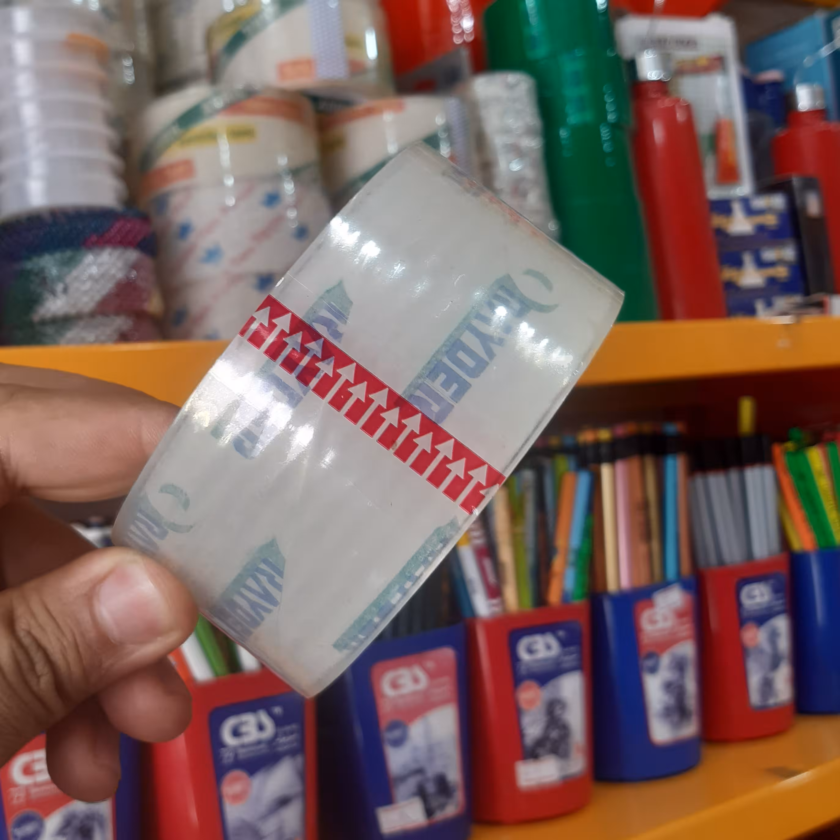 چسب پهن 5 سانت 90 یارد