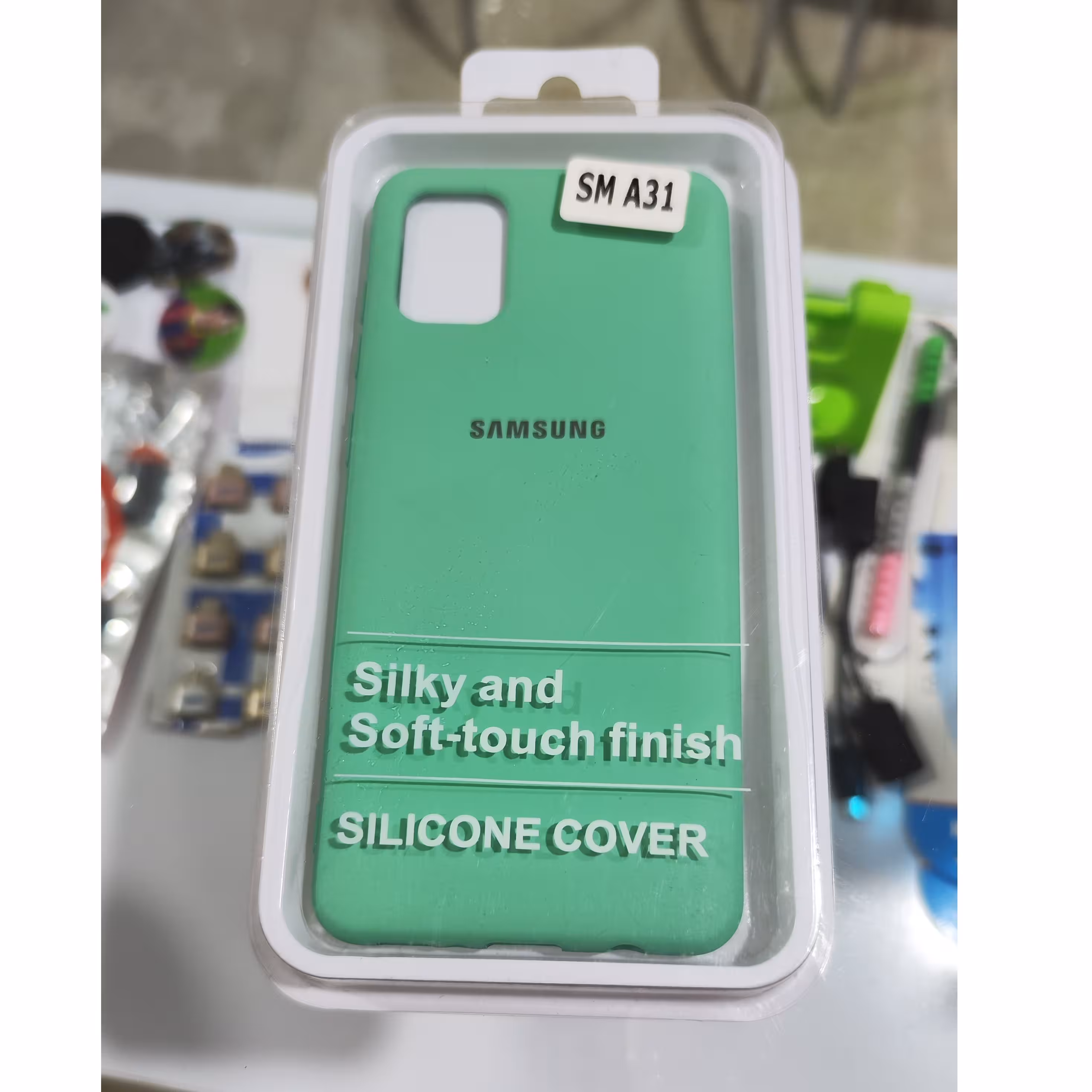 قاب سیلیکونی غیر اورجینال سامسونگ A31 سبز 