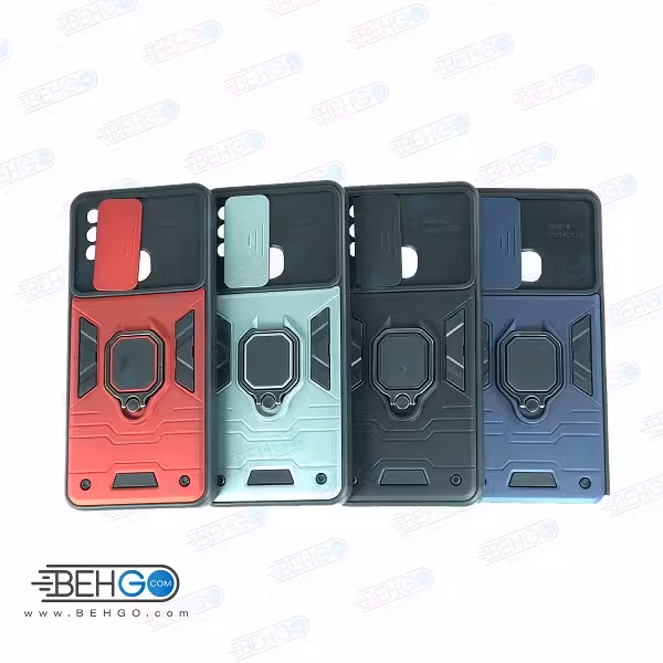 قاب گوشی سامسونگ SA A21S  قاب بتمن آرمور با محافظ لنز دوربین SA A21S