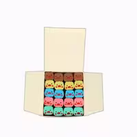 پاک کن رنگی معطر طرح خوک هیگر (20 عددی)