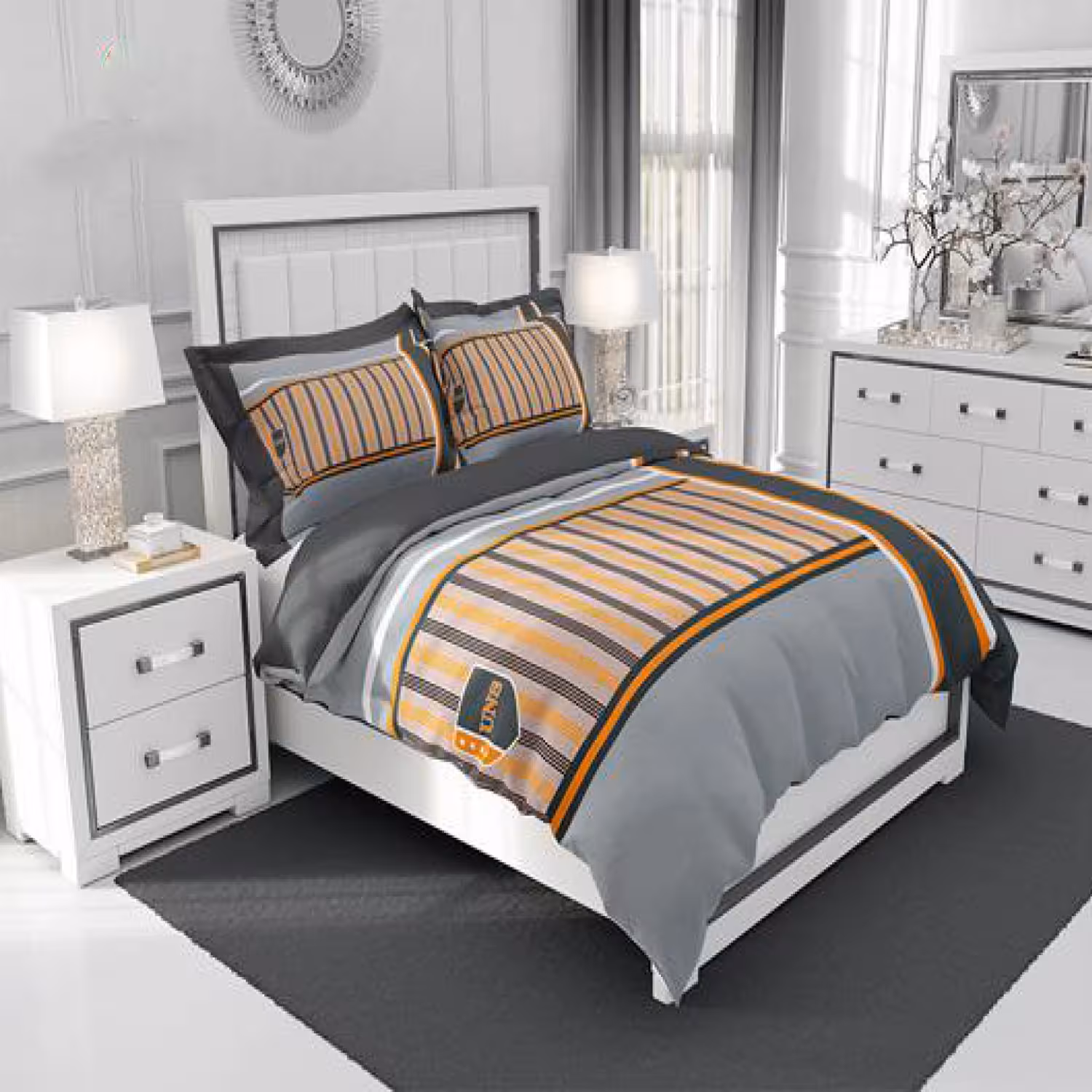 سرویس روتختی طرح‌دار چیداری مدل 1046