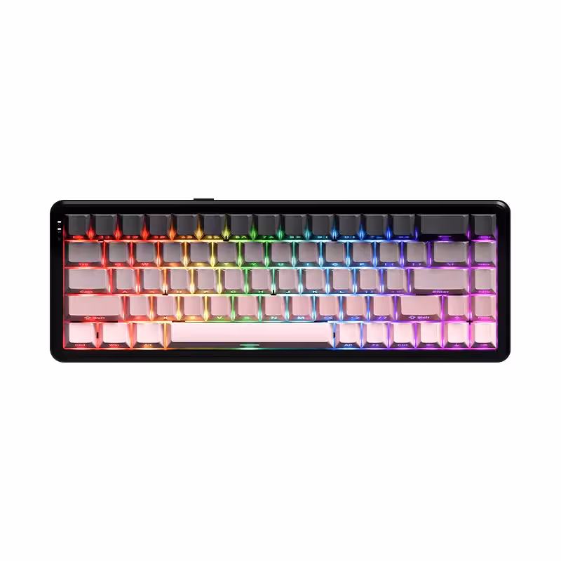 کیبورد Ajazz AK680 MAX (8-8k) Gradiant Pink Wireless