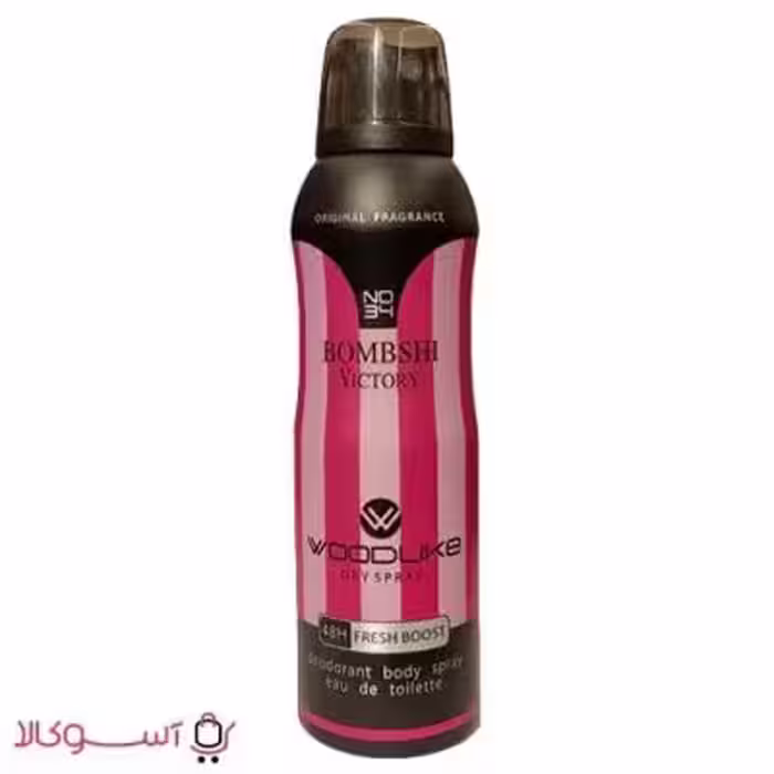 اسپری بدن زنانه وودلایک مدل bombshi victory حجم 200 میل