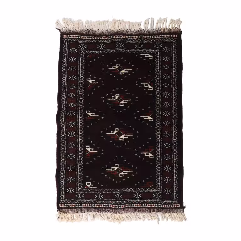 فرش قدیمی دستباف نیم متری کد 4020711