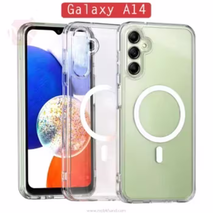 قاب مگ سیف دار شفاف سامسونگ Galaxy A14 5G