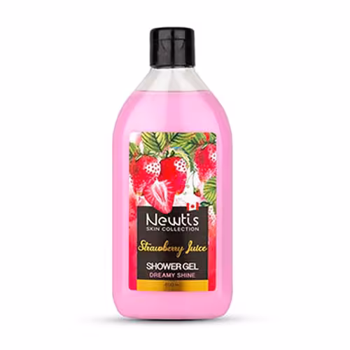 شامپو بدن کرمی توت فرنگی نیوتیس|Newtis Strawberry Creamy Shower Gel