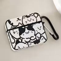 کاور ایرپاد گربه کبریتی ( سفید-مشکی)A1217 هزینه ارسال رایگان،فروشگاه جاسپرمال