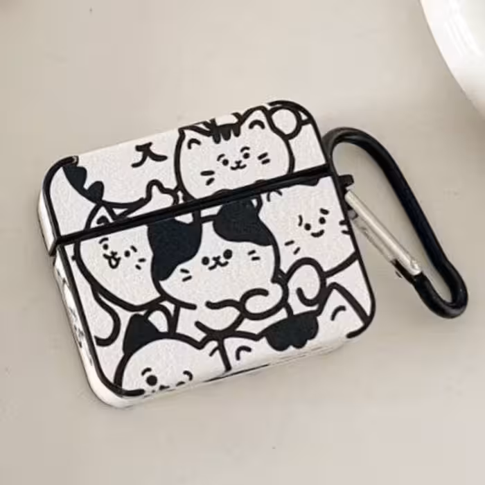 کاور ایرپاد گربه کبریتی ( سفید-مشکی)A1217 هزینه ارسال رایگان،فروشگاه جاسپرمال