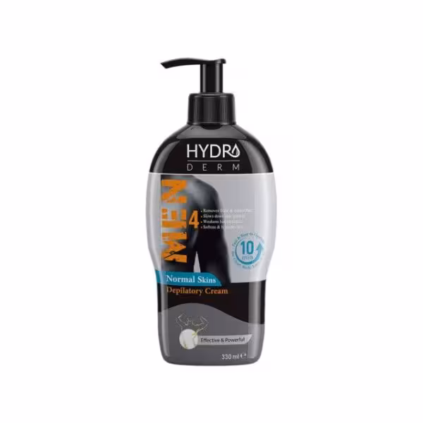 کرم موبر صورت و بدن مردانه هیدرودرم مناسب پوست های معمولی حجم 330 میلی لیتر