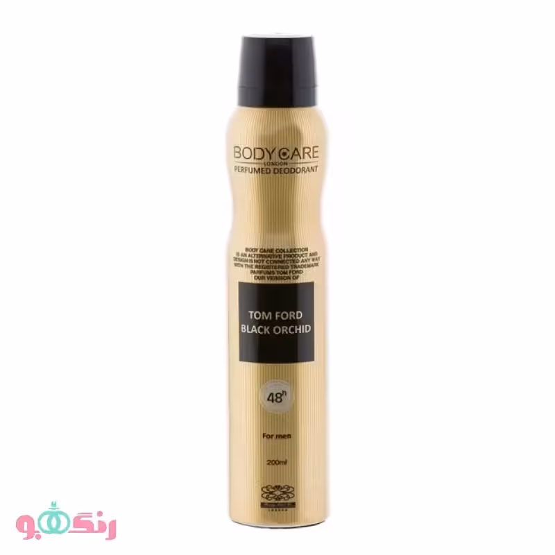 اسپری خوشبو کننده بدن مردانه بادی کر بلک ارکید BODYCARE Tom Ford Black Orchid
