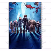 دفتر مشق کارتون چگونه اژدهای خود را تربیت کنیم