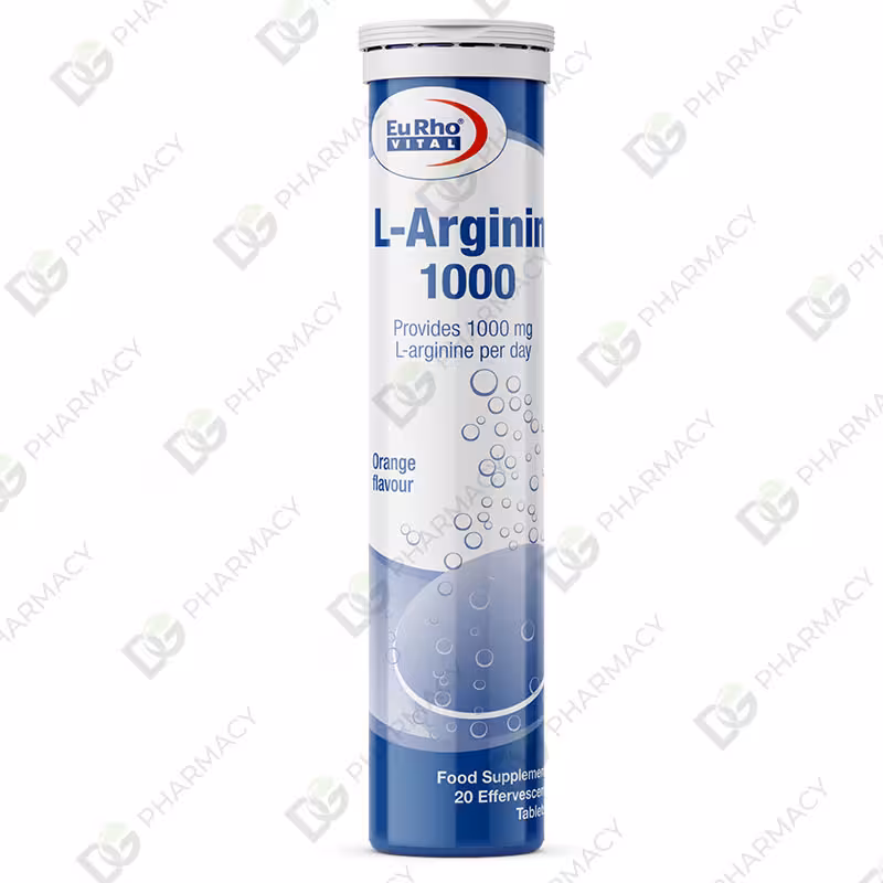 قرص جوشان ال آرژینین 1000 یوروویتال دیجی فارماسی