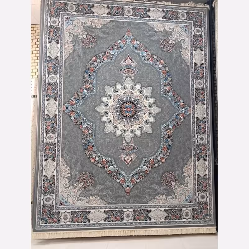 فرش 700شانه ماشینی 9متری صددرصد نخ اکریلیک نقشه تلناز کاشان