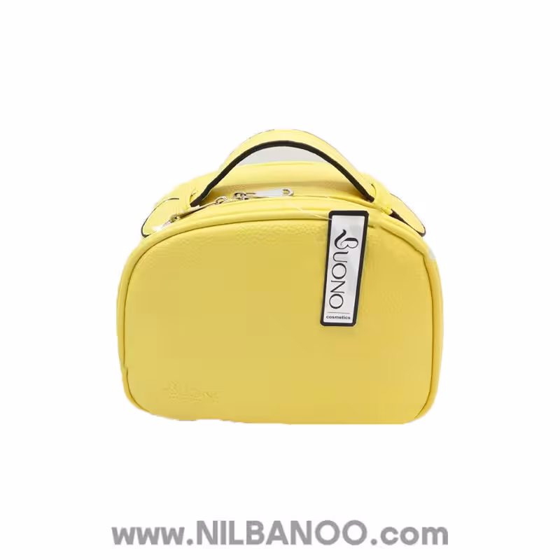 کیف آرایش چمدانی بونو مدل 8800 رنگ زرد
