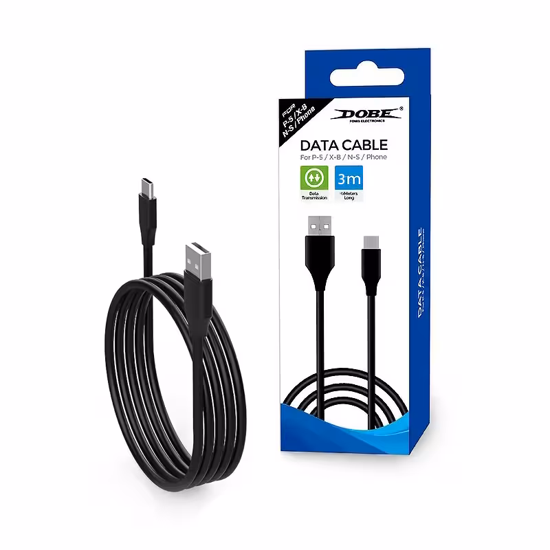 کابل شارژر دسته PS5 دابی 3 متری