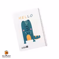 دفتر خط دار 60 – 100 برگ طرح تمساح ایمان (iman)