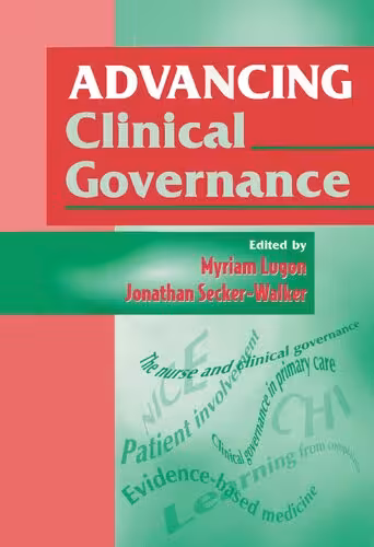 خرید و دانلود نسخه کامل کتاب Advancing Clinical Governance