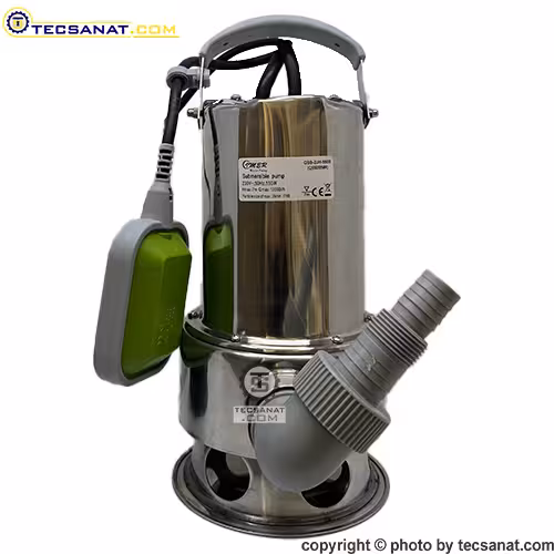 کفکش ایمر 7 متری 1 اینچ فلوتردار تمام استیل مدل Q550B54R