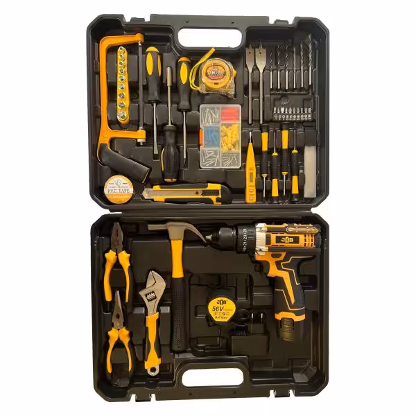 مجموعه 155 عددی دریل پیچ گوشتی شارژی جاب مدل JBE 6055