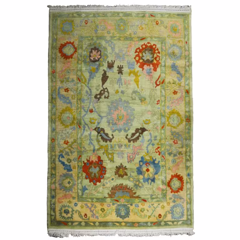 فرش دستباف هفت و نیم متری مدل سلطان اباد کد 40201212