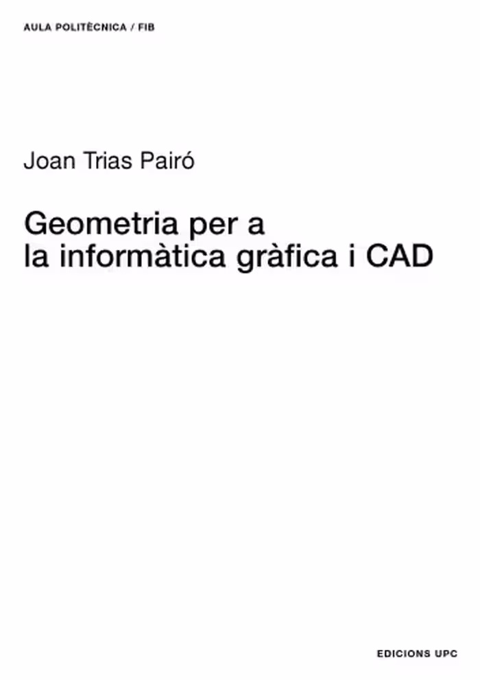 خرید و دانلود نسخه کامل کتاب Geometria per a la informàtica i CAD