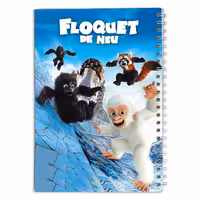 دفتر مشق کارتون گوریل برفی