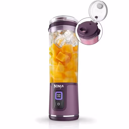 شیکر شارژی نینجا دو درب تحت لیسانس آمریکا رنگ بنفش |Ninja BC151PR