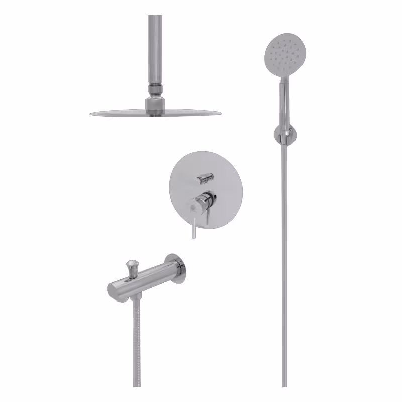 ست شیر حمام توکار شیبه مدل سهند