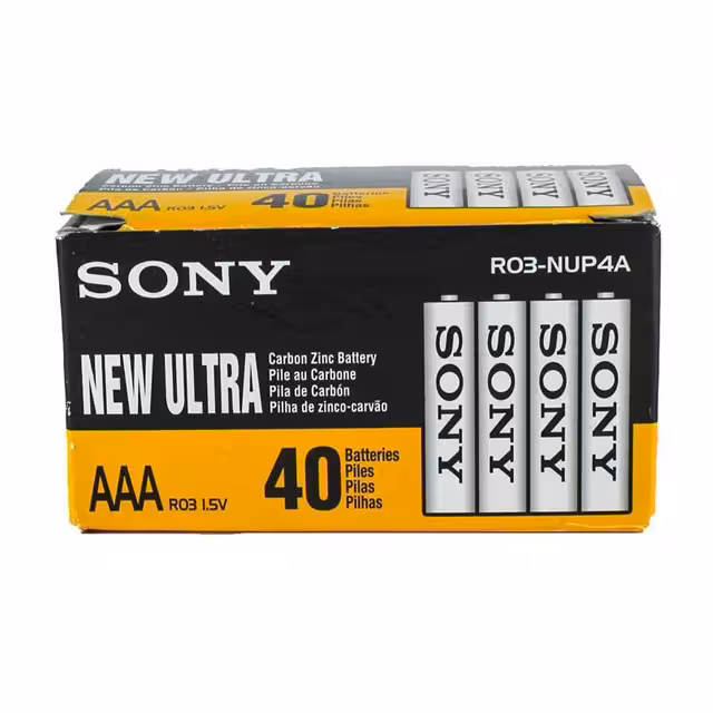 باتری نیم قلمی سونی مدل new ultra بسته 40 عددی