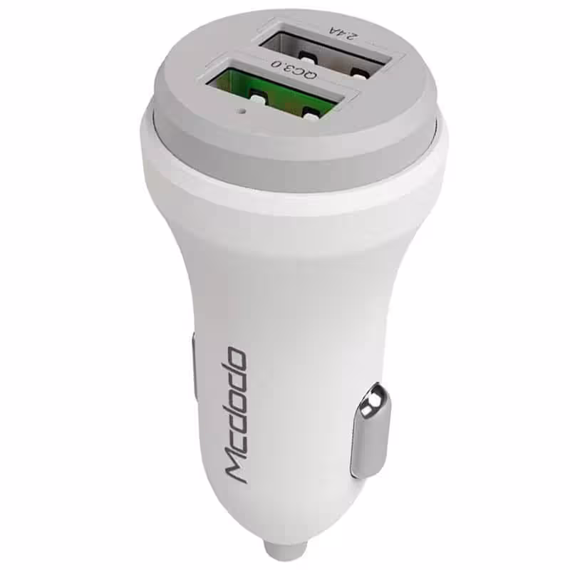 شارژر فندکی فست شارژ Mcdodo CC-3840 QC3.0 2.4A 30W