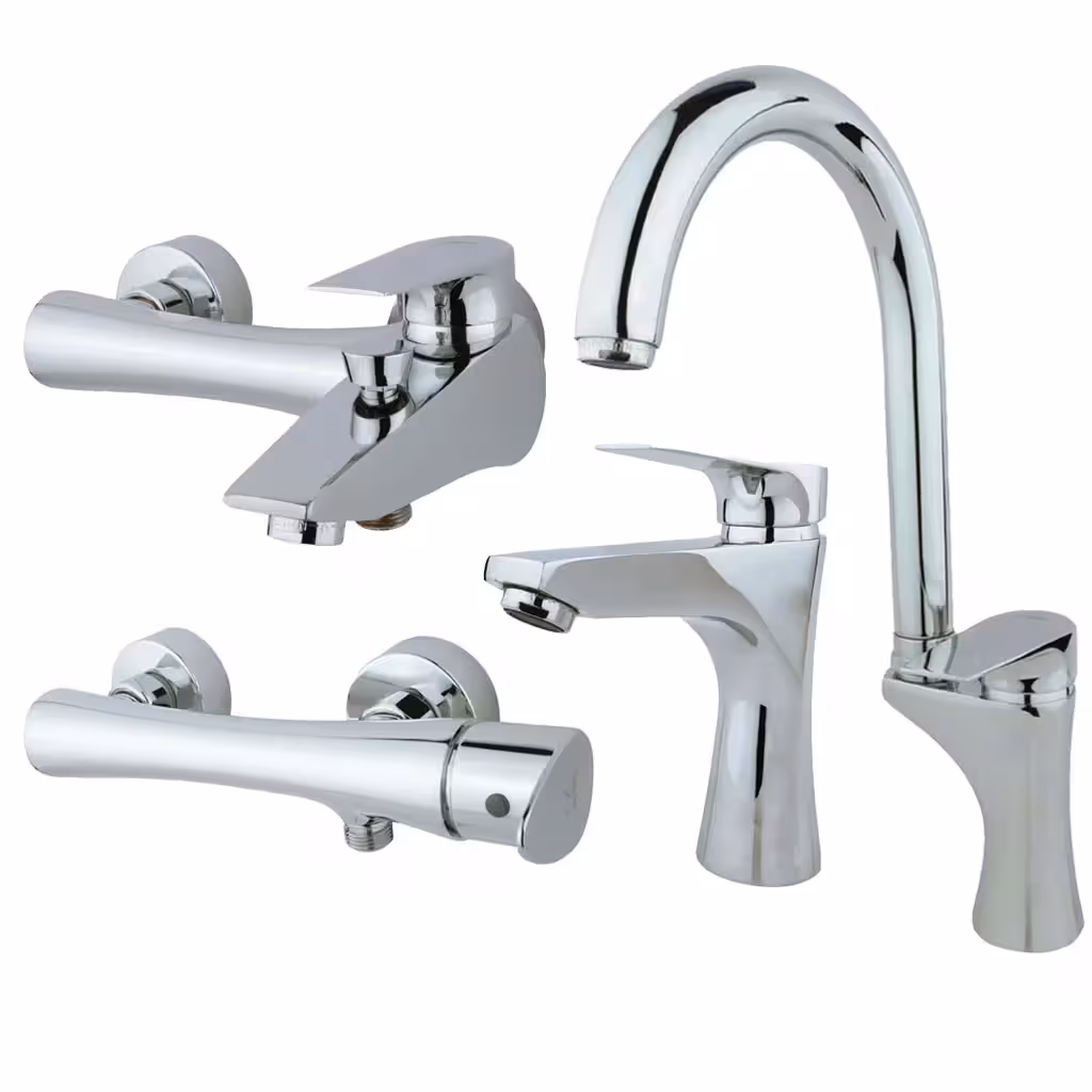 ست چهار تیکه شیرالات راسان مدل آتیس