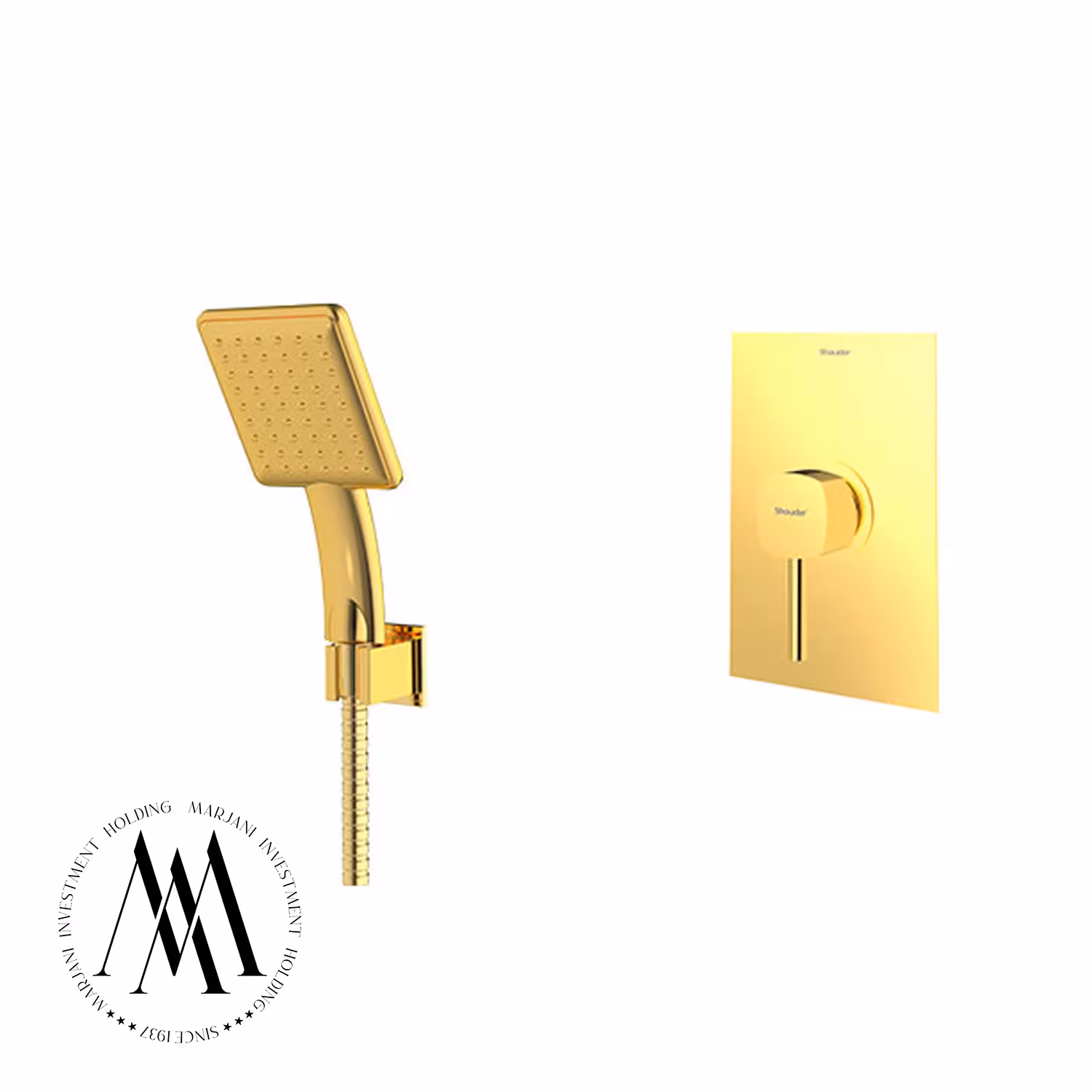 شیر حمام توکار شودر مدل رومر ABS تیپ 2 (طلا)