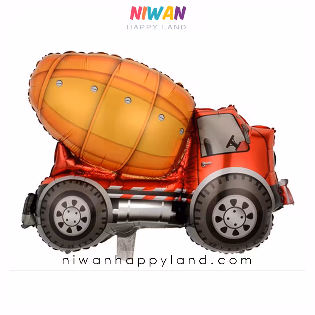 بادکنک فویلی میکسر ماشین آلات راهسازی