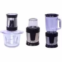 غذاساز سه کاره آسان، 6 تیغه، مدل 3500WL، رنگ سفید
