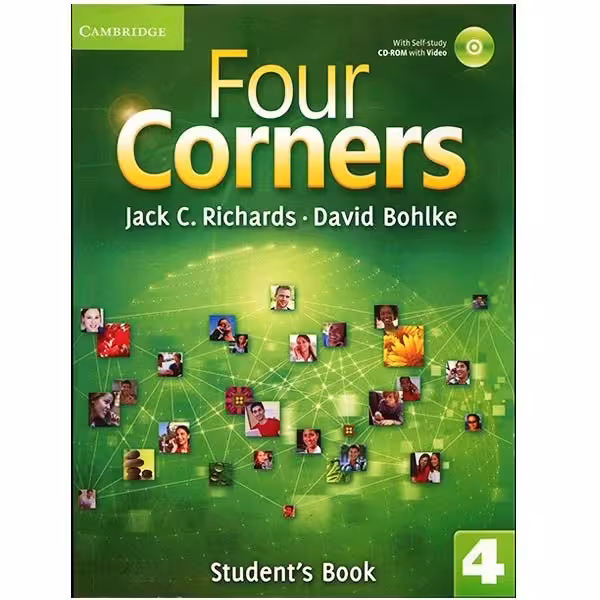 کتاب زبان Four Corners 4 Students Book Workbook کد M9722