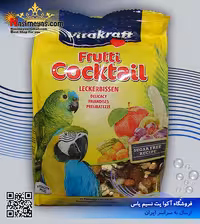 غذای کوکتل میوه طوطی 250 گرم ویتاکرافت