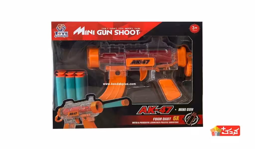 تفنگ تیر پرتابی فومی سایز کوچک مدل 73-648