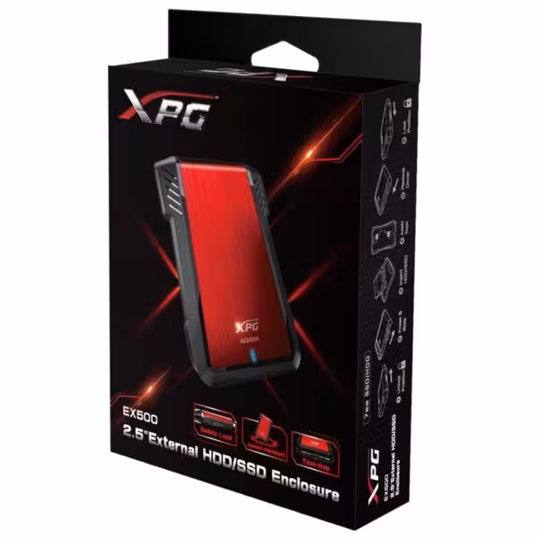 اس اس دی اکسترنال ای دیتا مدل ADATA EX500 1TB با ظرفیت 1 ترابایت