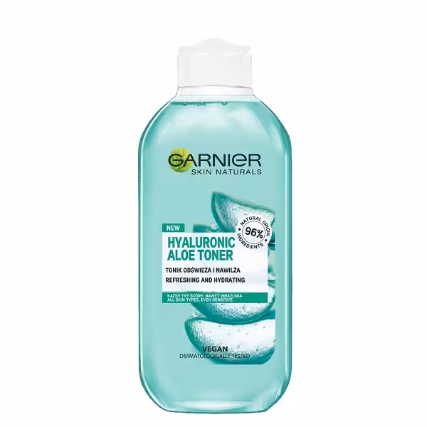 تونر هیالورونیک اسید و آلوئه ورا گارنیر حجم 200 میل Garnier Hyaluronic Acid Toner