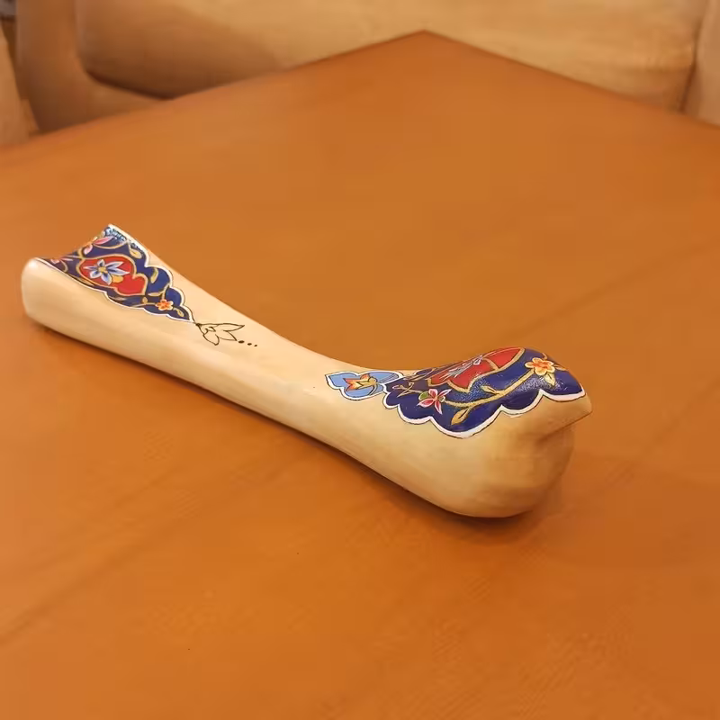 جای عود  چوبی طرح پرنده مدل تذهیب