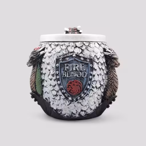 ماگ اژدها سه سر تارگرین مدل Fire and Blood کد Shah-608d7