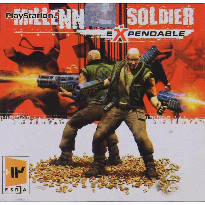 بازی Millennium Soldier Expendable لوح زرین مناسب برای PS1