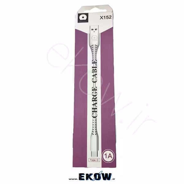کابل wuw تبدیل usb به type c مدل x152 طول 1 متر