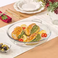 تابه گرد پیرکس، ظرفیت 3.4 لیتر، برند لیمون