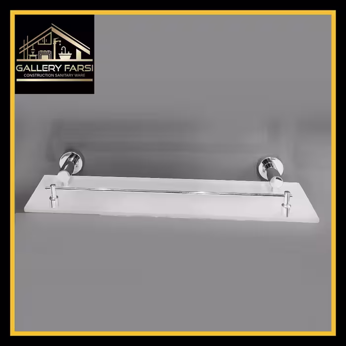 شلف جلوی آینه روشویی